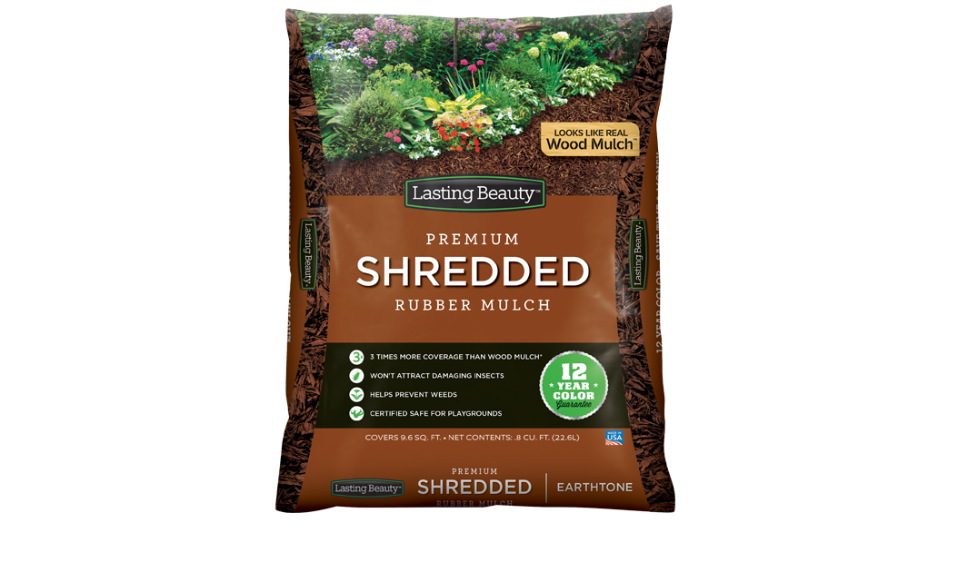 Lasting Beauty Premium Shredded Rubber Mulch IMC Outdoor Living
