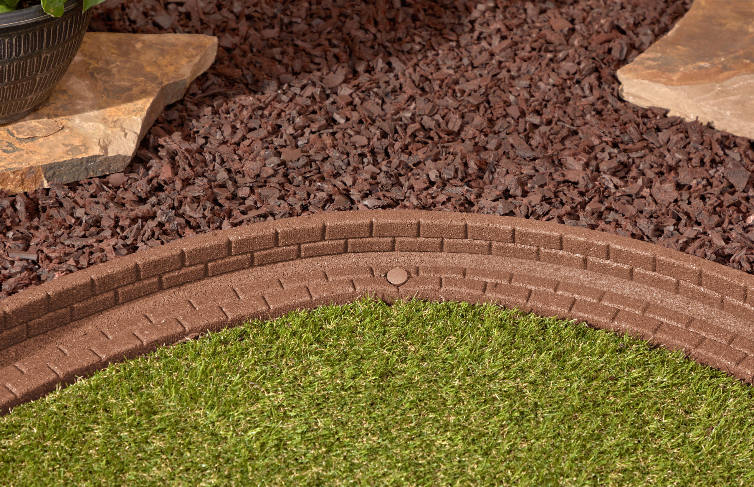Rubberific Cobblestone Edging