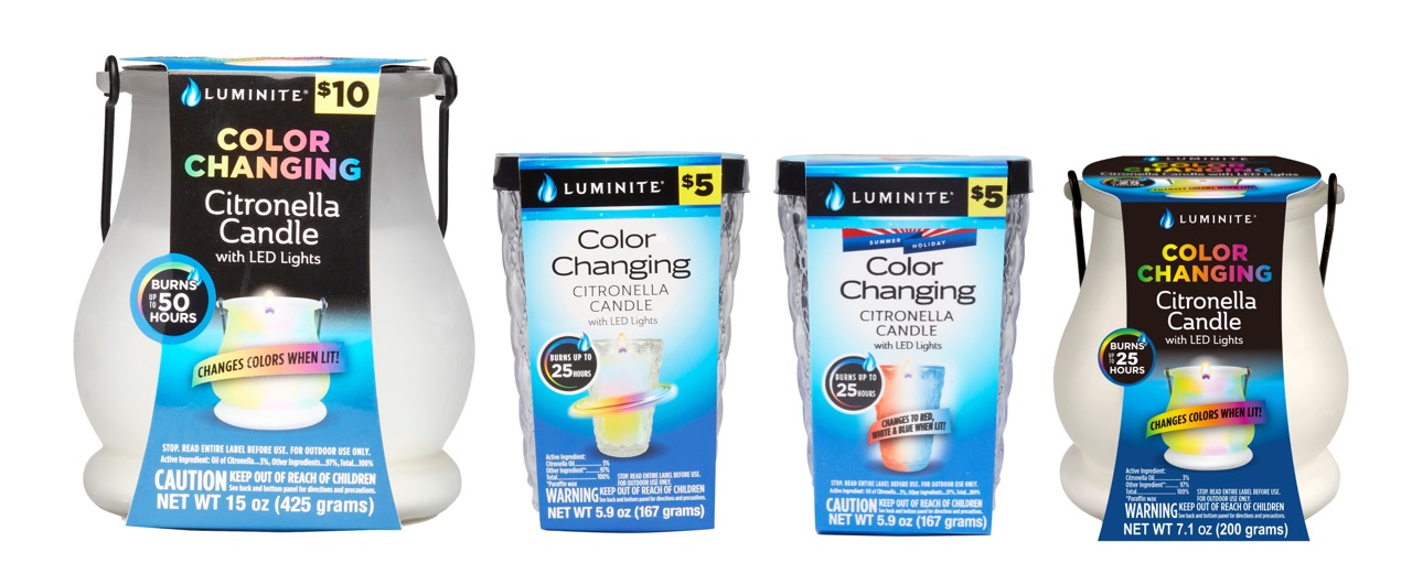 Luminite Citronella Candles